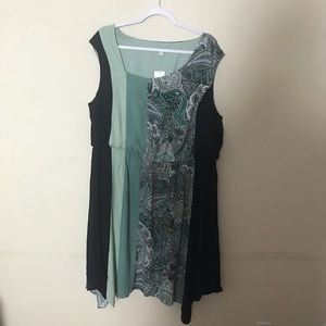 Cato plus size dress, paisley print